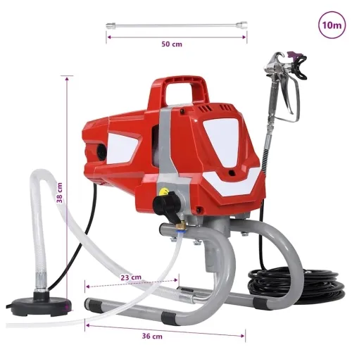 Bezračni visokotlačni raspršivač boje 1010 W Cijena