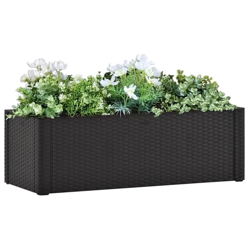 Povišena gredica - Vrtna gredica samozalijevanje antracit 100x43x33 cm - Antracit 100 x 43 x 33 cm 1 1 Cijena