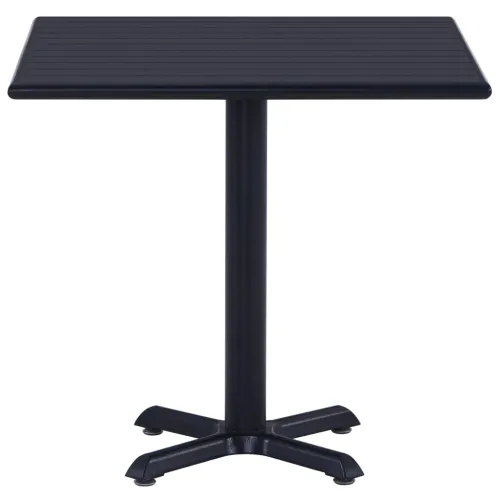 Vrtni stol crni 80 x 80 x 75 cm - 80 x 80 x 75 cm 1 Cijena
