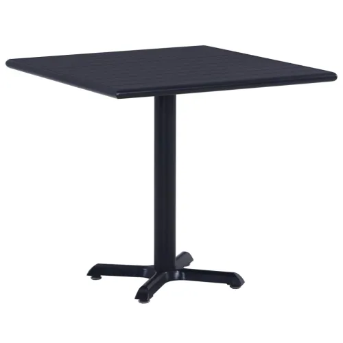 Vrtni stol crni 80 x 80 x 75 cm - 80 x 80 x 75 cm 1 Cijena