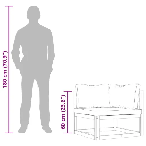 Modularne kutne sofe s jastucima 2 kom krem bijele - Krema 1 Kutna sofa (2 kom) Cijena