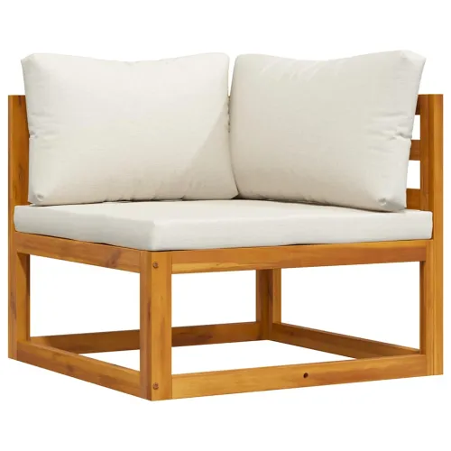 Modularne kutne sofe s jastucima 2 kom krem bijele - Krema 1 Kutna sofa (2 kom) Cijena