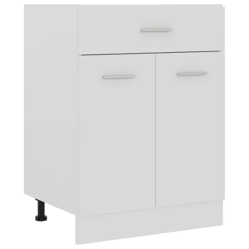 Ormarić s donjim ladicama “Lyon” Bijeli 60x46x81,5 cm Konstruirano drvo - Bijela 1 1 x donji ormarić (2 vrata i 1 ladica) 60 cm  Cijena