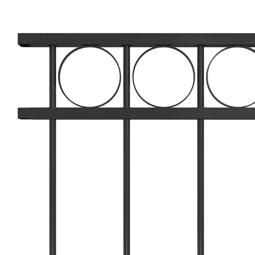Ogradni panel ASSEN čelik 163x80 cm Crni - Crna 163 x 80 cm 1 Crna Cijena