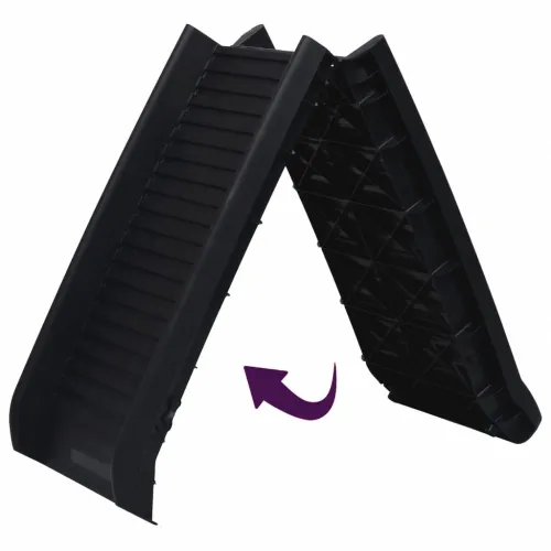 Sklopiva rampa za pse crna 155,5 x 40 x 15,5 cm Cijena