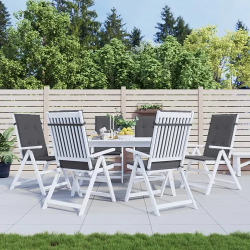 Jastuci za vrtne stolice 6 kom antracit 120x50x3 cm od tkanine - Antracit 120 x 50 x 3 cm 6 Cijena