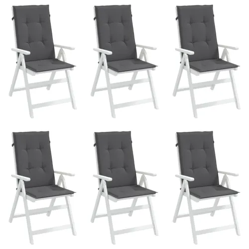 Jastuci za vrtne stolice 6 kom antracit 120x50x3 cm od tkanine - Antracit 120 x 50 x 3 cm 6 Cijena