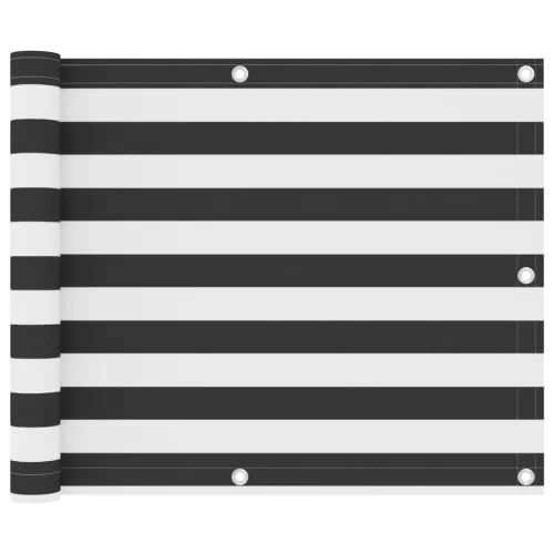 Balkonski zastor antracit i bijeli 75x500 cm od tkanine Oxford - Antracit i bijela 75 x 500 cm 1 Antracit i bijela Cijena