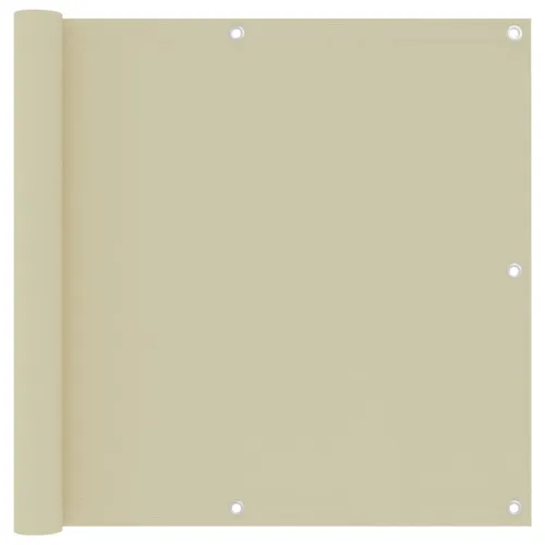Balkonski zastor krem 90 x 500 cm od tkanine Oxford - Krema 90 x 500 cm 1 Krema Cijena