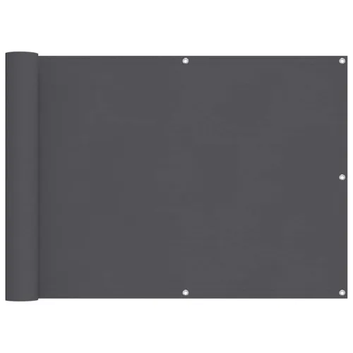 Balkonski zastor antracit 75 x 500 cm od tkanine Oxford - Antracit 75 x 500 cm 1 Antracit Cijena