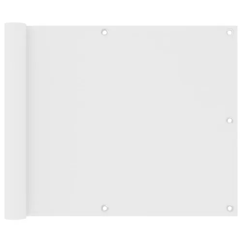 Balkonski zastor bijeli 75 x 600 cm od tkanine Oxford - Bijela 75 x 600 cm 1 Bijela Cijena