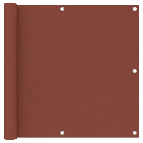 Balkonski zastor terakota 90 x 500 cm od tkanine Oxford - Terakota 90 x 500 cm Cijena