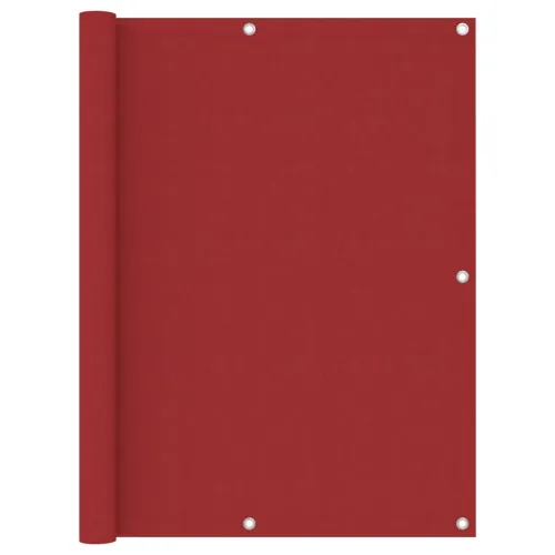 Balkonski zastor crveni 120 x 600 cm od tkanine Oxford - Crvena 120 x 600 cm Cijena