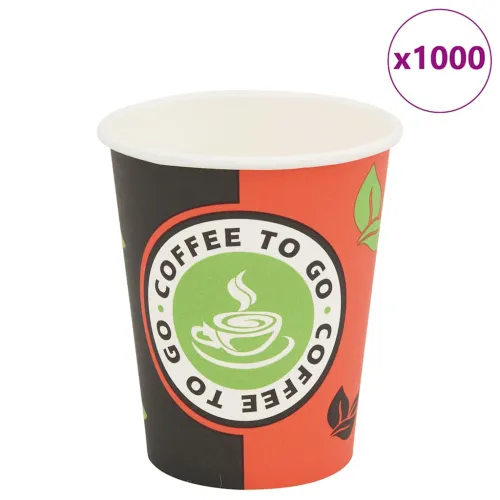 1000 kom Jednokratne Papirnate Šalice za Kavu 240 ml - 1 240 ml 240 ml Cijena
