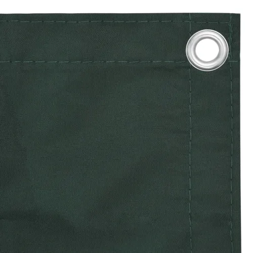 Balkonski zastor tamnozeleni 75 x 500 cm od tkanine Oxford - Tamnozelena 75 x 500 cm Cijena
