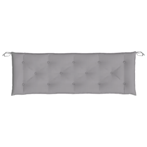 Jastuk za vrtnu klupu sivi 150 x 50 x 7 cm od tkanine Oxford - Siva 150 x 50 x 7 cm 1 Cijena