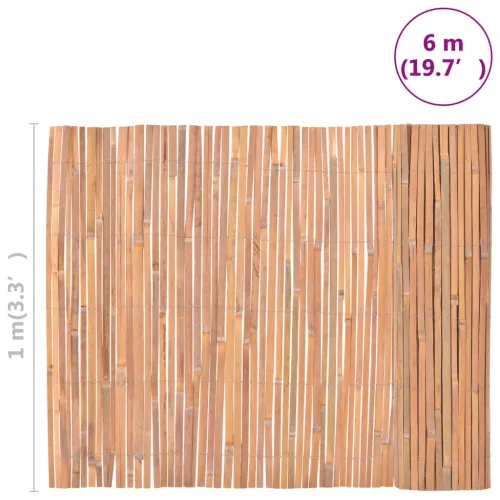 Ograda od bambusa 100 x 600 cm - Smeđa 100 x 600 cm 1 Cijena