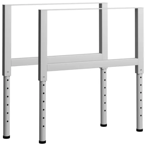 Okviri za radni stol 2 kom metalni 85 x (69 - 95,5) cm sivi - Siva 85 x 95.5 cm Cijena