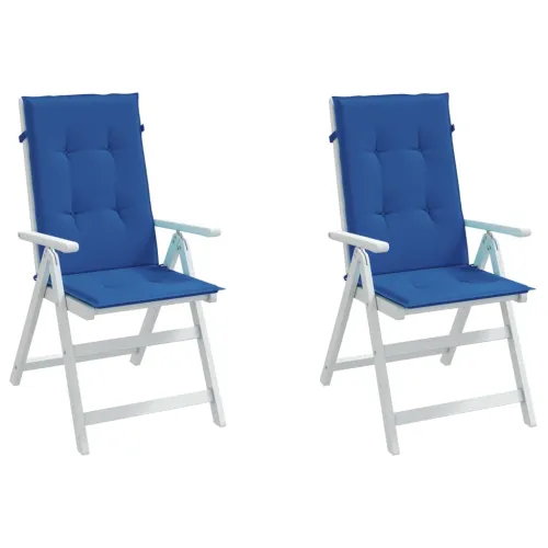 Jastuci za vrtne stolice 2 kom plavi 120 x 50 x 3 cm od tkanine - Kraljevski plava 120 x 50 x 3 cm 2 Cijena