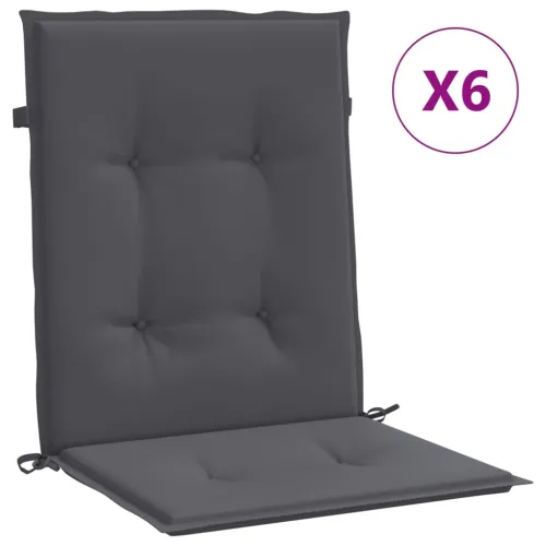 Jastuci za vrtne stolice 6 kom antracit od tkanine Oxford - Antracit 100 x 50 x 3 cm 6 Antracit Cijena