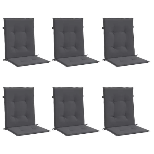 Jastuci za vrtne stolice 6 kom antracit od tkanine Oxford - Antracit 100 x 50 x 3 cm 6 Cijena