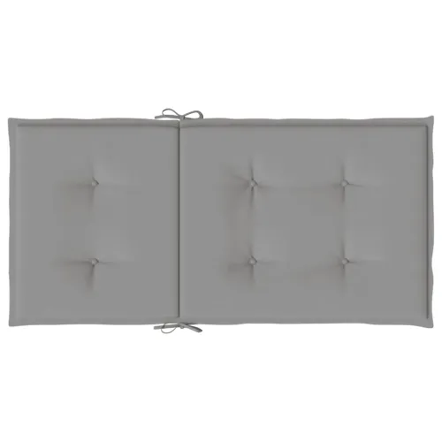 Jastuci za vrtne stolice 6 kom sivi od tkanine Oxford - Siva 100 x 50 x 3 cm 6 Cijena