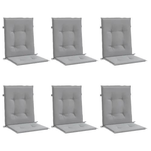 Jastuci za vrtne stolice 6 kom sivi od tkanine Oxford - Siva 100 x 50 x 3 cm 6 Cijena