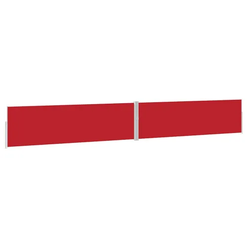 Uvlačiva bočna tenda za terasu 170 x 1200 cm crvena - Crvena 170 x 1200 cm Cijena