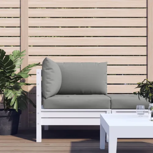 Jastuci za sofu od paleta 3 kom sivi od tkanine - Siva kutna sofa Cijena