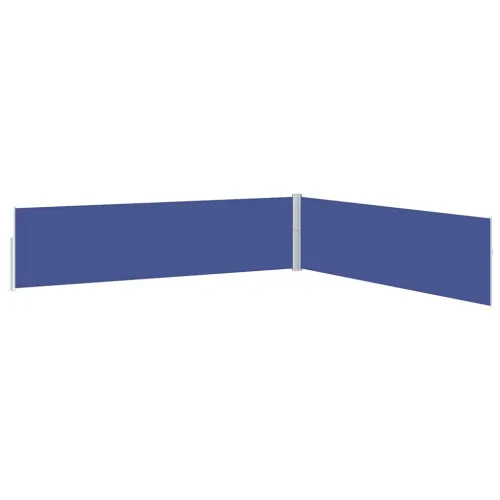 Uvlačiva bočna tenda za terasu 170 x 1200 cm plava - Plava 170 x 1200 cm Cijena