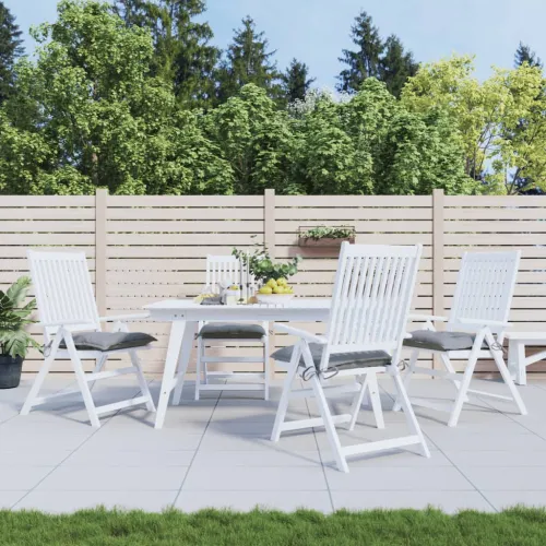 Jastuci za stolice 4 kom sivi 40 x 40 x 7 cm od tkanine Oxford - Siva 40 x 40 x 7 cm 4 Cijena