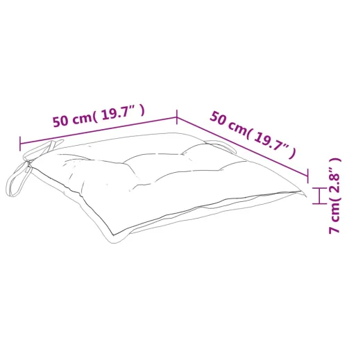 Jastuci za stolice 2 kom antracit 50x50x7 cm od tkanine Oxford - Antracit 50 x 50 x 7 cm 2 Cijena