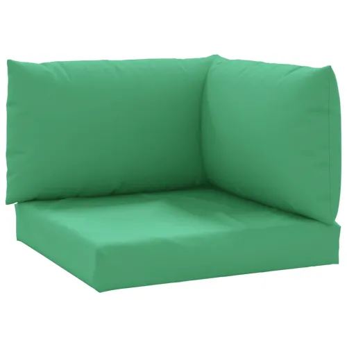 Jastuci za sofu od paleta 3 kom zeleni od tkanine - Zelena kutna sofa Cijena