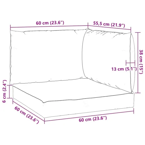 Jastuci za sofu od paleta 3 kom zeleni od tkanine - Zelena kutna sofa Cijena