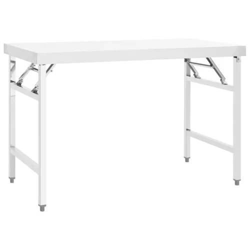 Sklopivi kuhinjski radni stol 120 x 60 x 80 cm nehrđajući čelik - 120 x 60 x 80 cm 1 120 x 60 x 80 cm Cijena