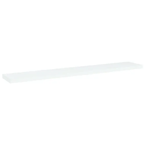 Police za knjige 4 kom bijele 60x10x1,5 cm konstruirano drvo - Bijela 60 x 10 x 1.5 cm 4 Bijela Cijena