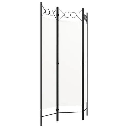 Paravan - Sobna pregrada s 3 panela bijela 120 x 180 cm - Bijela 3 Cijena