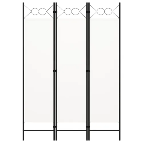 Paravan - Sobna pregrada s 3 panela bijela 120 x 180 cm - Bijela 3 1 Bijela Cijena