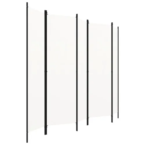 Paravan - Sobna pregrada s 5 panela bijela 250 x 180 cm - Bijela 5 Bijela 5 Cijena
