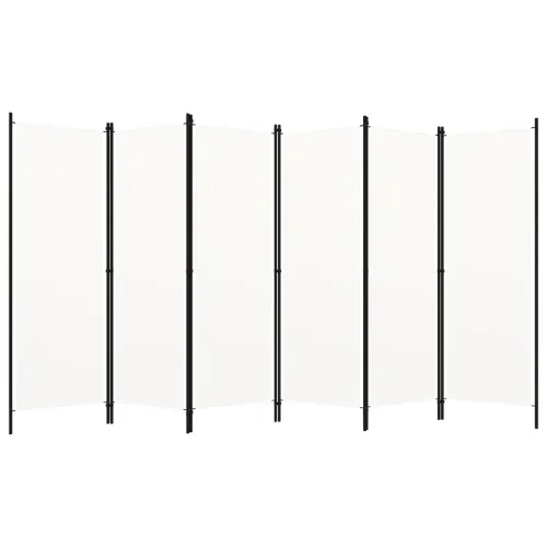 Paravan - Sobna pregrada sa 6 panela bijela 300 x 180 cm - Bijela 6 Bijela 6 Cijena