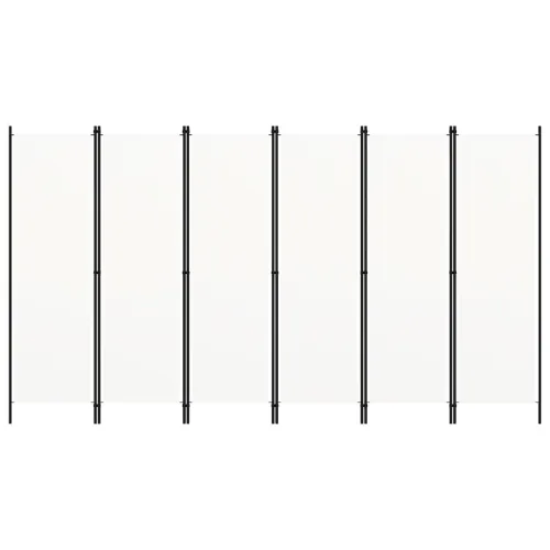 Paravan - Sobna pregrada sa 6 panela bijela 300 x 180 cm - Bijela 6 Cijena