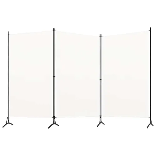 Paravan - Sobna pregrada s 3 panela bijela 260 x 180 cm od tkanine - Bijela 260 x 180 cm 1 1 Cijena