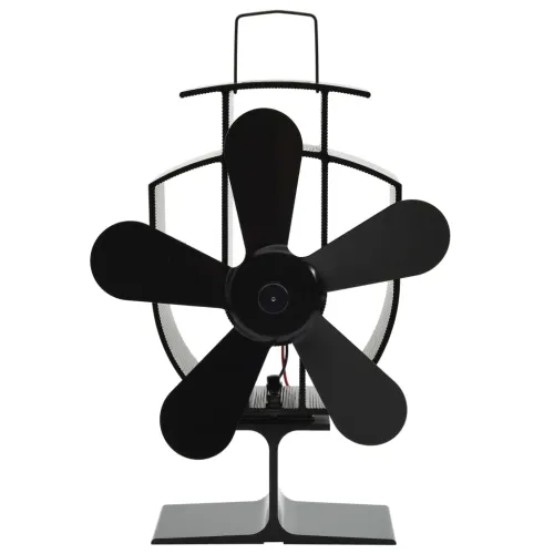 Ventilator za peć na toplinski pogon s 5 lopatica crni - 16,5 x 8 x 22,5 cm (5 lopatica) 16,5 x 8 x 22,5 cm (5 lopatica) Cijena