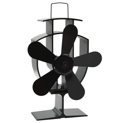 Ventilator za peć na toplinski pogon s 5 lopatica crni - 16,5 x 8 x 22,5 cm (5 lopatica) 16,5 x 8 x 22,5 cm (5 lopatica) Cijena