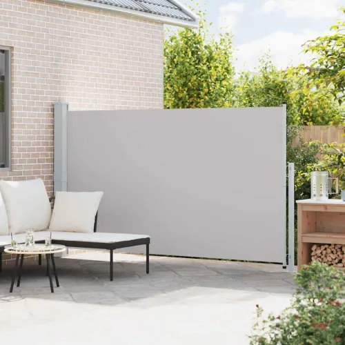 Uvlačiva bočna tenda za terasu 180 x 314 cm siva - Siva 180 x 300 cm Cijena
