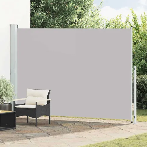 Uvlačiva bočna tenda za terasu 200 x 314 cm siva - Siva 200 x 300 cm 1 Siva Cijena