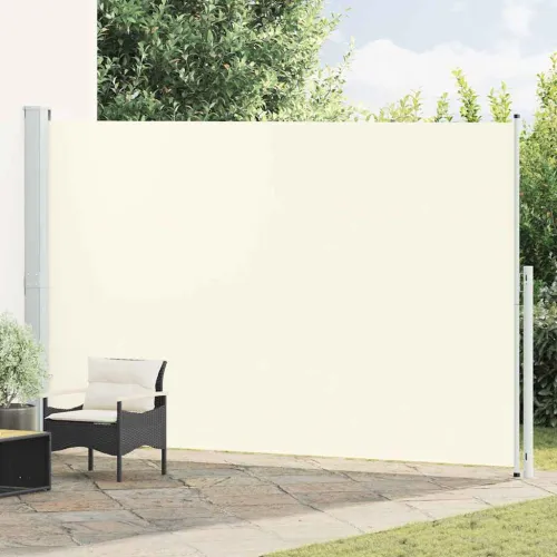 Uvlačiva bočna tenda za terasu 220 x 514 cm krem - Krema 220 x 500 cm 1 Krema Cijena
