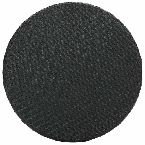 Vrtni stol crni 60,5 x 106 cm od poliratana - Crna Cijena