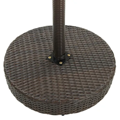 Vrtni stol smeđi 75,5 x 106 cm od poliratana - Smeđa 75.5 x 106 cm 1 Cijena