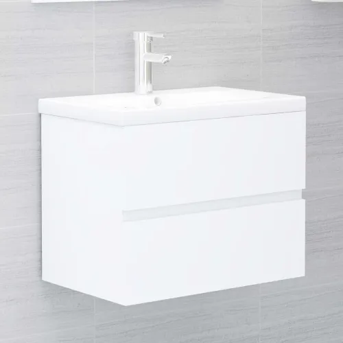 Ormarić za Lavabo - Umivaonik bijeli 60 x 38,5 x 45 cm konstruirano drvo - Bijela 60 x 38.5 x 45 cm Cijena